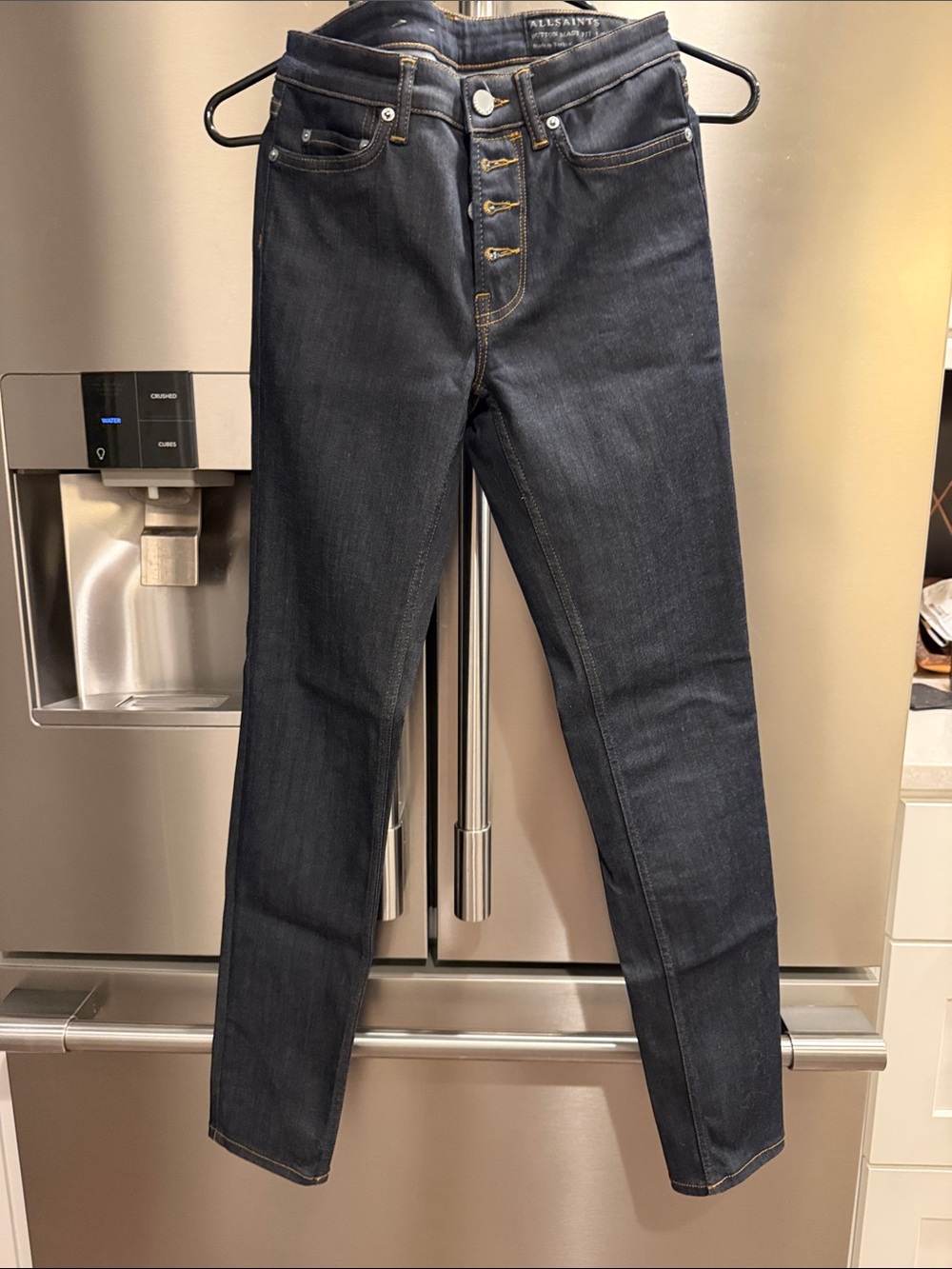 AllSaints Mast Fit Women's Skinny Jeans in Dark Indigo